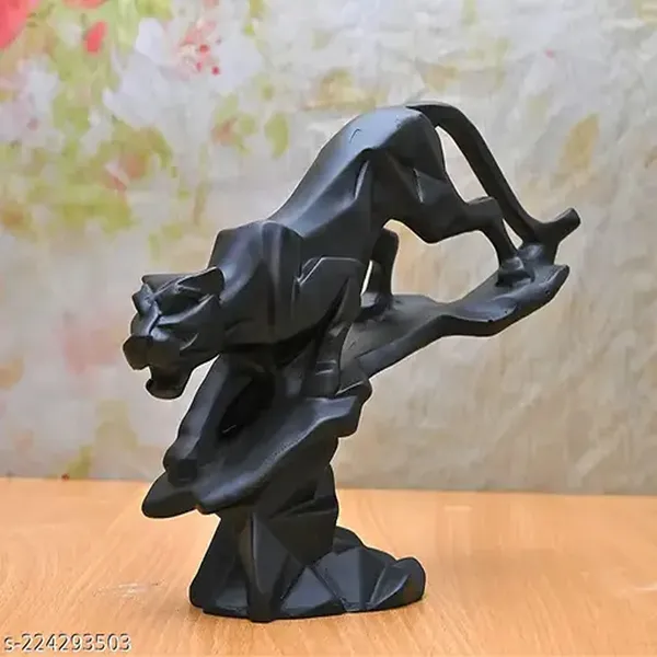 Leopard_Jaguar_Statue_on_Stone_of_Black_Color_|_For_Home_Decor_Showpiece