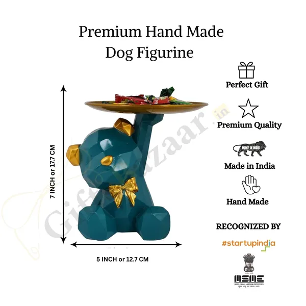 Cool_Dog_Showpiece_of_Sitting_Position_of_Blue_Color_|_For_Home_Decor_Showpiece