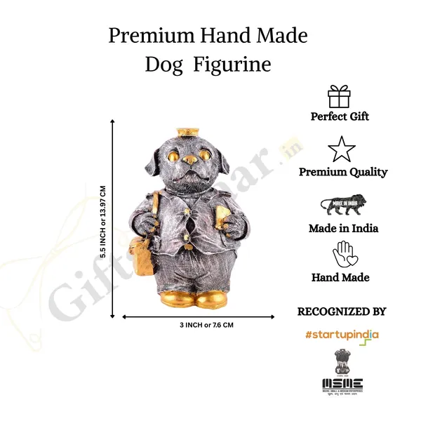 Copper_Dog_Figurine_Showpiece_of_Multicolor_|_For_Home_Decoration