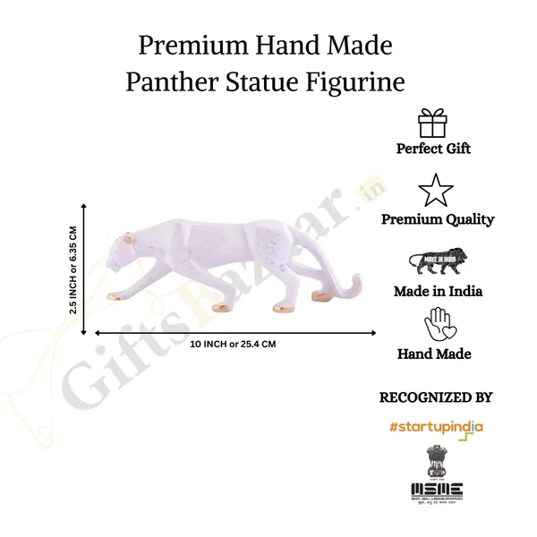 Panther_Sitting_Position_Statue_of_White_Color_|_For_Home_Decor_Showpiece