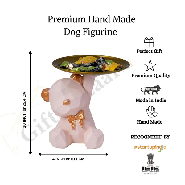 Cool_Dog_with_Serving_Tray_of_Sitting_Position_|_Decorative_Serving_Tray_for_Home_Decor