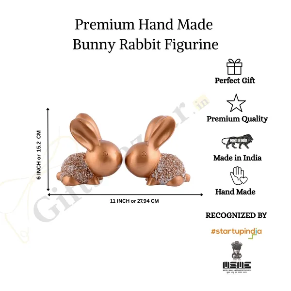 Cute_Bunnies_Rabbit_Animal_Showpiece_of_Golden_Color_of_Set_of_2_|_Heritage_Look_for_Home_Decor