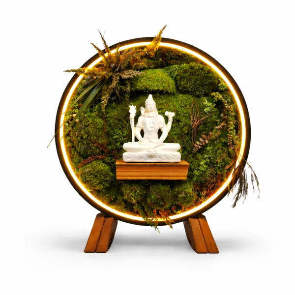 12_Inches_Moss_Mahadev_Wooden_Rainforest_Showpiece_with_Warm_White_Light_and_Wooden_Stand_|_Green_Gifting_for_Special_Moments
