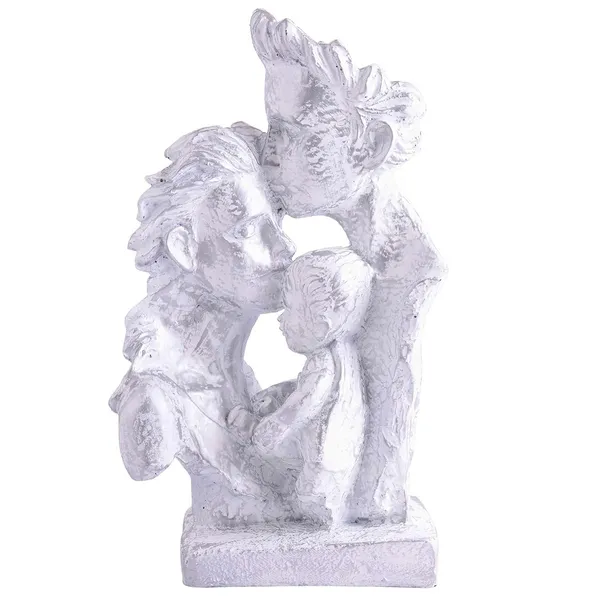 Mother_and_Father_with_Child_Love_Statue_Showpiece_of_White_Color_|_Unique_Decorative_Gift_Item