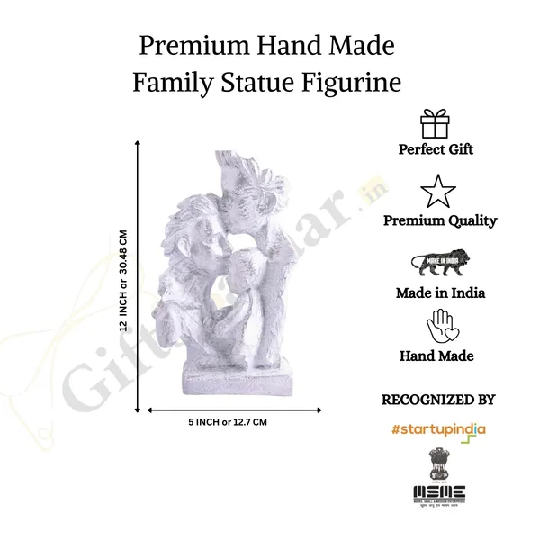 Mother_and_Father_with_Child_Love_Statue_Showpiece_of_White_Color_|_Unique_Decorative_Gift_Item