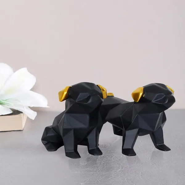 Dog_Sitting_Cute_Pair_Showpiece_of_Black_Color_|_For_Home_Decor_Showpiece