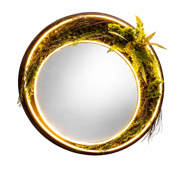 18_Inches_Moss_Mirror_Wooden_Rainforest_Showpiece_with_Warm_White_Light_|_Green_Gifting_for_Special_Moments