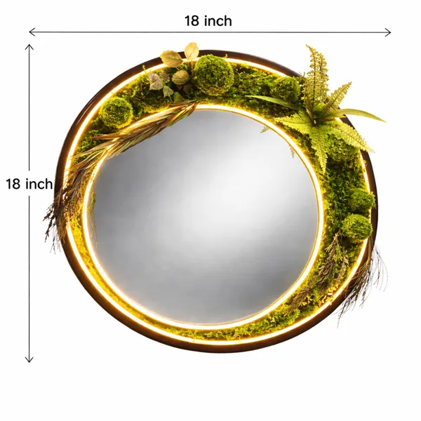 18_Inches_Moss_Mirror_Wooden_Rainforest_Showpiece_with_Warm_White_Light_|_Green_Gifting_for_Special_Moments