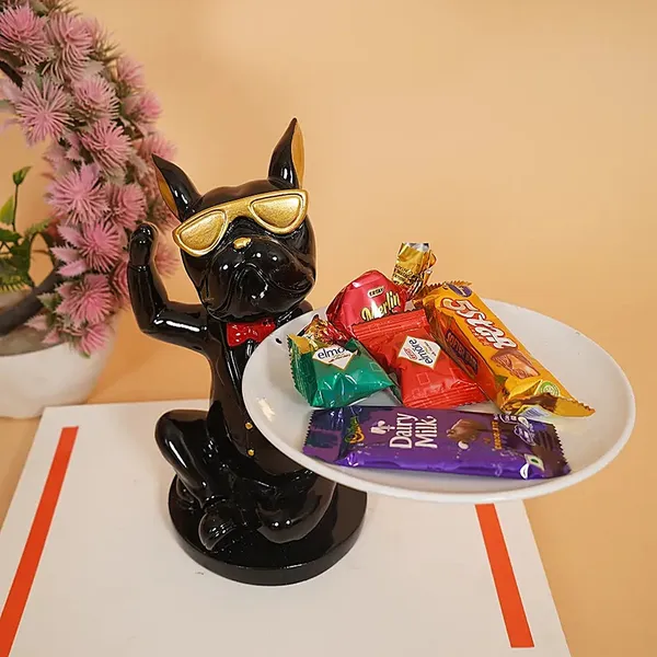 Stylish_Dog_Figurine_of_Standing_Design_with_Tray_|_Decorative_Serving_Tray_for_Home_Decor