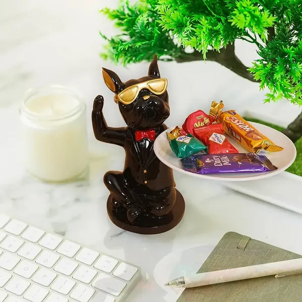 Stylish_Dog_Figurine_of_Standing_Design_with_Tray_|_Decorative_Serving_Tray_for_Home_Decor