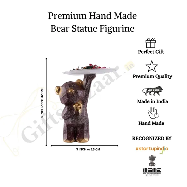Cool_Bear_Statue_of_Brown_Color_|_Artistry_Gift_Item