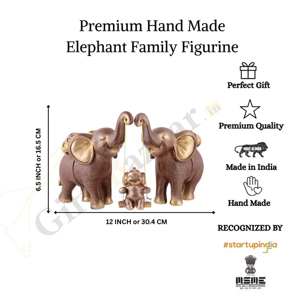 Elephant_Showpiece_of_Set_of_3_of_Brown_color_|_Premium_Look_for_Home_Decor