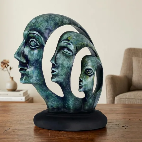 Lady_Face_Showpiece_of_Standing_Position_OF_Blue_Color_|_Elegant_Touch_on_Home_Decor