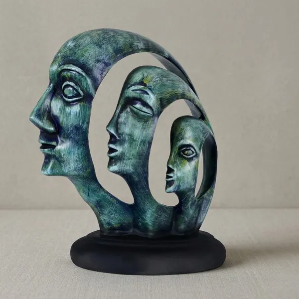 Lady_Face_Showpiece_of_Standing_Position_OF_Blue_Color_|_Elegant_Touch_on_Home_Decor