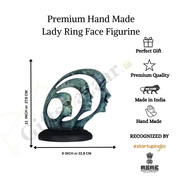 Lady_Face_Showpiece_of_Standing_Position_OF_Blue_Color_|_Elegant_Touch_on_Home_Decor
