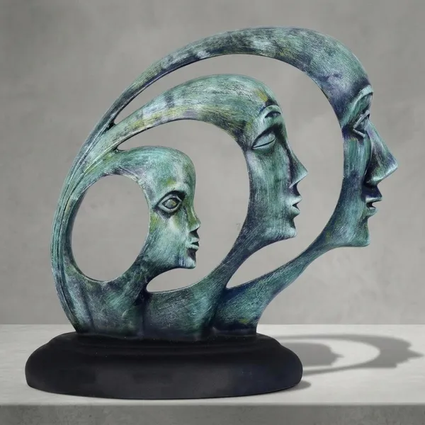 Lady_Face_Showpiece_of_Standing_Position_OF_Blue_Color_|_Elegant_Touch_on_Home_Decor