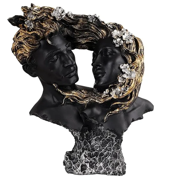Love_Couple_Face_Statue_of_Abstract_Art_|_For_Home_Decoration