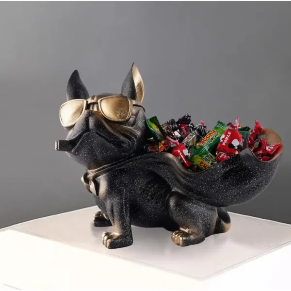 Puppy_Shaped_Candy_Dispenser_Tray_of_Black_Color_|_For_Asthetic_Home_Decor