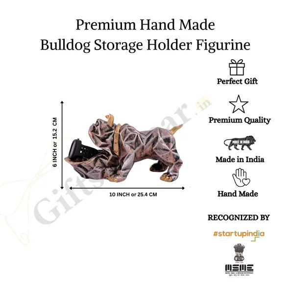 Cooper_Bulldog_Design_Storage_Holder_Showpiece_|_For_Home_Decoration