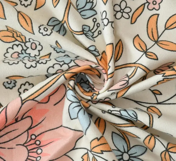 220TC_Microfiber_Supersoft_Cotton_Flat_Bedsheet_Set_of_1_Single_Flat_Bedsheet_with_1_Pillow_Cover,_60x90_Inches,_White_Flowers