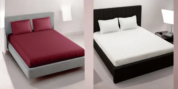 220TC_King_Size_Combo_Pack_of_2_Double_Elastic_Fitted_Bedsheet_Size_with_4_Pillow_Covers_(72"x78"_Upto_8"_Mattress)