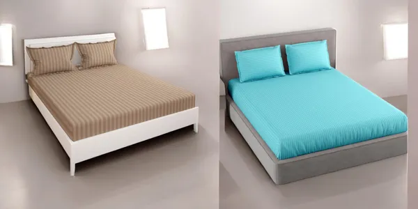 220TC_King_Size_Combo_Pack_of_2_Double_Elastic_Fitted_Bedsheet_Size_with_4_Pillow_Covers_(72"x78"_Upto_8"_Mattress)