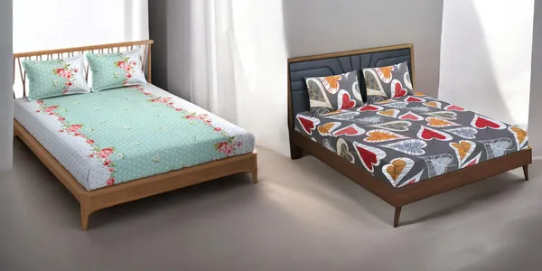 220TC_King_Size_Combo_Pack_of_2_Double_Elastic_Fitted_Bedsheet_Size_with_4_Pillow_Covers_(72"x78"_Upto_8"_Mattress)