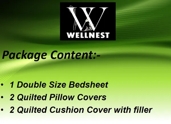 Heavy_Cotton_Soft_5pc_bedsheet_set_(1_Double_Size_Bedsheet_+_2_Quilted_Pillow_Covers_+_2_Quilted_Cushion_Cover_with_filler)_Multicolor_five_piece_set