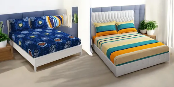 220TC_King_Size_Combo_Pack_of_2_Double_Elastic_Fitted_Bedsheet_Size_with_4_Pillow_Covers_(72"x78"_Upto_8"_Mattress)
