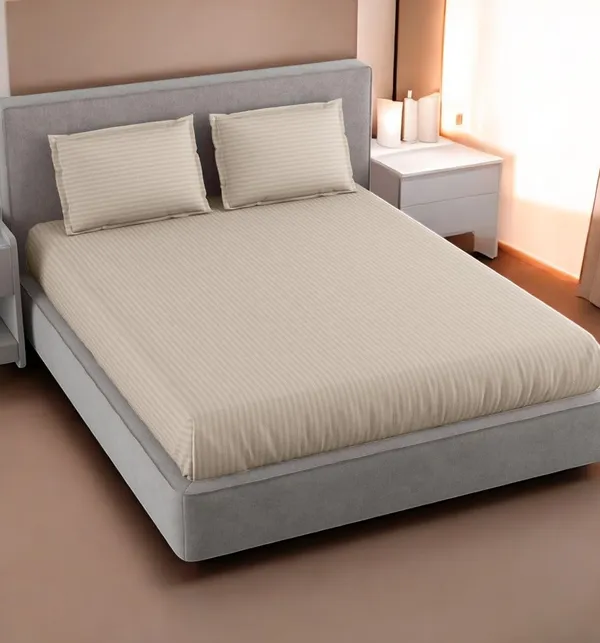 220TC_King_Size_Combo_Pack_of_2_Double_Elastic_Fitted_Bedsheet_Size_with_4_Pillow_Covers_(72"x78"_Upto_8"_Mattress)