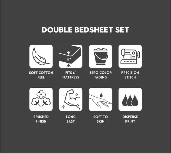 Microfiber_Supersoft_Cotton_Queen_Size_Flat_Bedsheet_Set,_90_x_100_Inches,_Multi_Checks_-_Set_of_1_Flat_Bedsheet_with_2_Pillow_Covers
