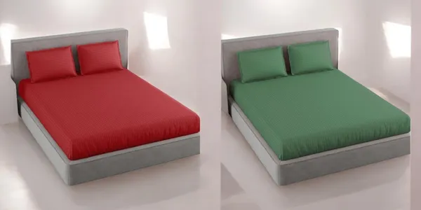 220TC_King_Size_Combo_Pack_of_2_Double_Elastic_Fitted_Bedsheet_Size_with_4_Pillow_Covers_(72"x78"_Upto_8"_Mattress)