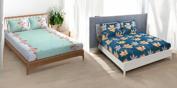 220TC_King_Size_Combo_Pack_of_2_Double_Elastic_Fitted_Bedsheet_Size_with_4_Pillow_Covers_(72"x78"_Upto_8"_Mattress)