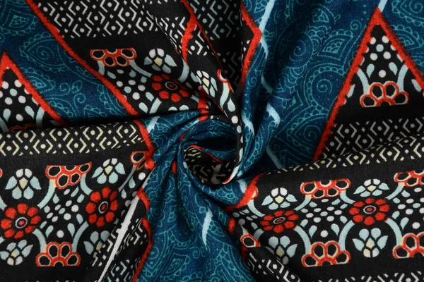 220TC_Elastic_Fitted_100%_Cotton_Feel_Printed_Double_Bed_Bedsheet_with_2_Pillow_Cover_(72"x78"_Upto_6"_Mattress)_Blue-Check