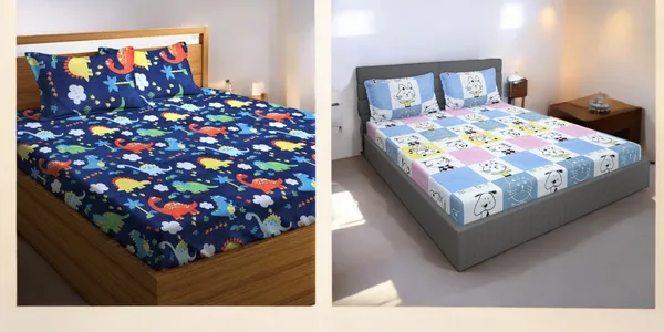 220TC_King_Size_Combo_Pack_of_2_Double_Elastic_Fitted_Bedsheet_Size_with_4_Pillow_Covers_(72"x78"_Upto_8"_Mattress)