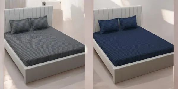 220TC_King_Size_Combo_Pack_of_2_Double_Elastic_Fitted_Bedsheet_Size_with_4_Pillow_Covers_(72"x78"_Upto_8"_Mattress)