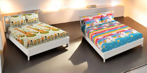 220TC_King_Size_Combo_Pack_of_2_Double_Elastic_Fitted_Bedsheet_Size_with_4_Pillow_Covers_(72"x78"_Upto_8"_Mattress)