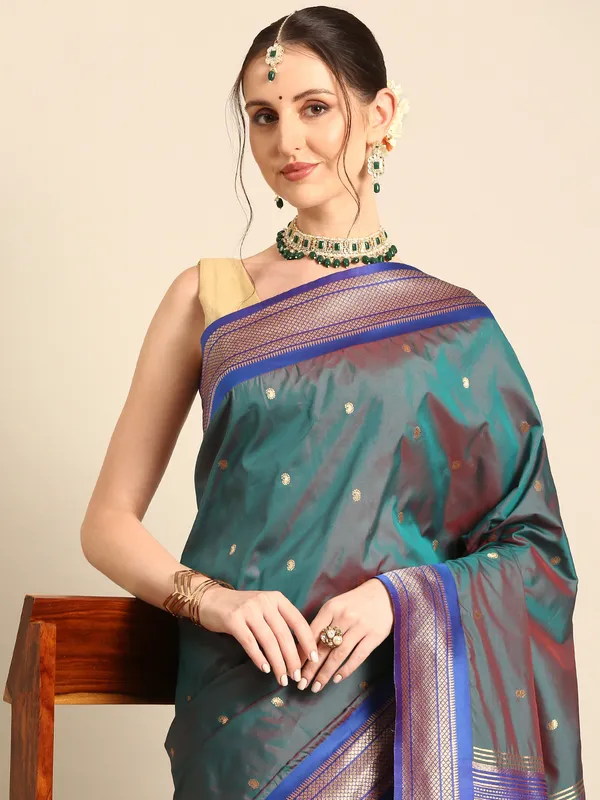Traditional_Paithani_Saree_with_Peacock_Motif
