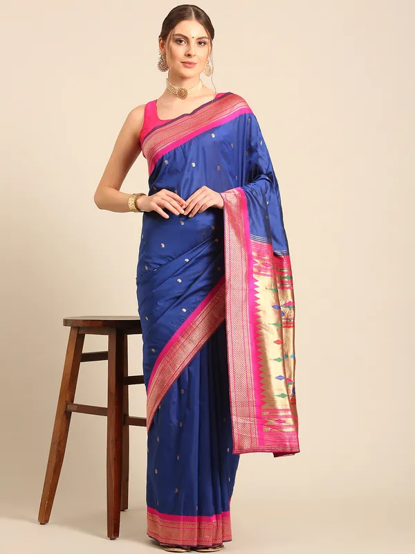 Traditional_Paithani_Saree_with_Peacock_Motif