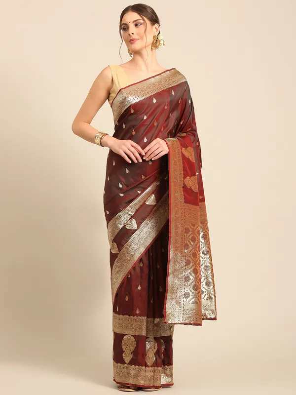 Luxury_Banarasi_Silk_Saree_|_Traditional_Zari_Weave