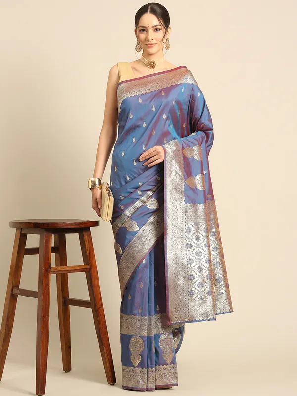 Luxury_Banarasi_Silk_Saree_|_Traditional_Zari_Weave