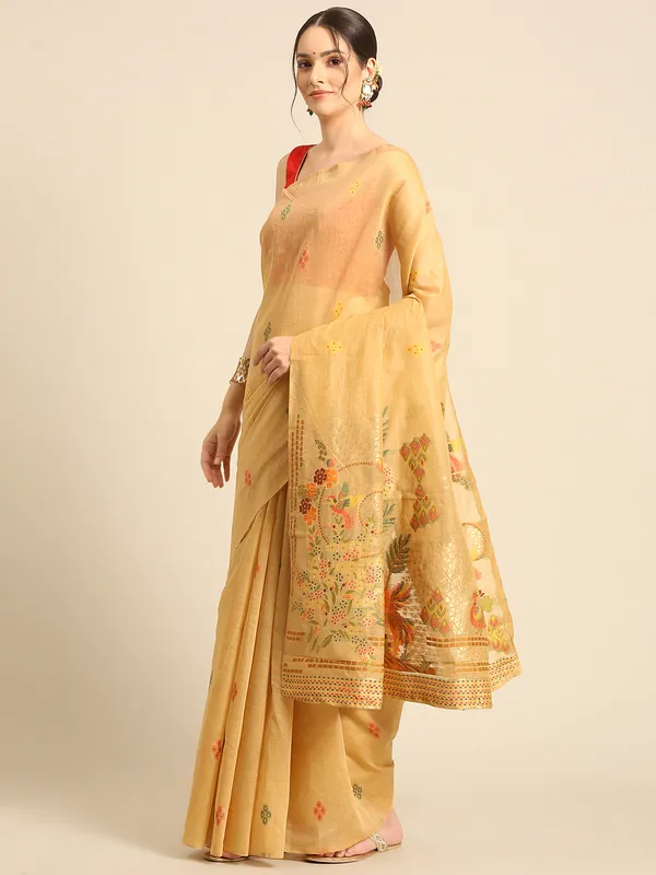 Muga_Cotton_Saree_for_Festive_&_Everyday_Wear