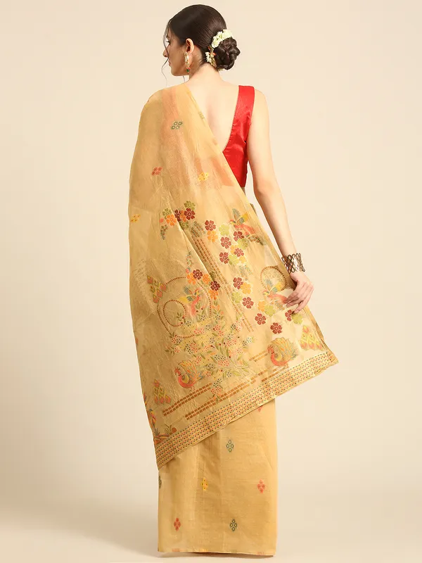 Muga_Cotton_Saree_for_Festive_&_Everyday_Wear