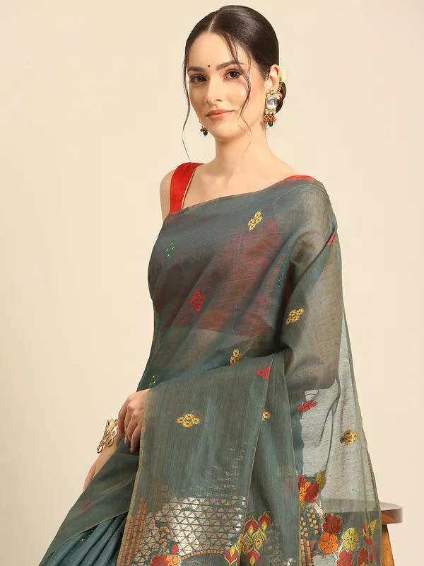 Muga_Cotton_Saree_for_Festive_&_Everyday_Wear