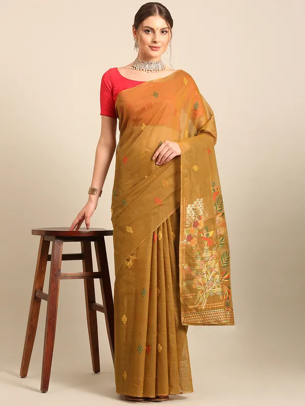 Muga_Cotton_Saree_for_Festive_&_Everyday_Wear