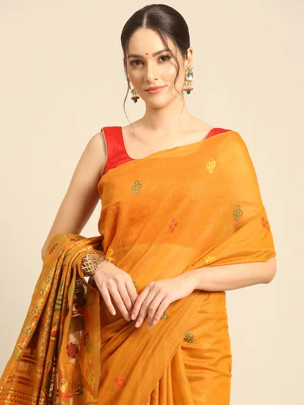Muga_Cotton_Saree_for_Festive_&_Everyday_Wear
