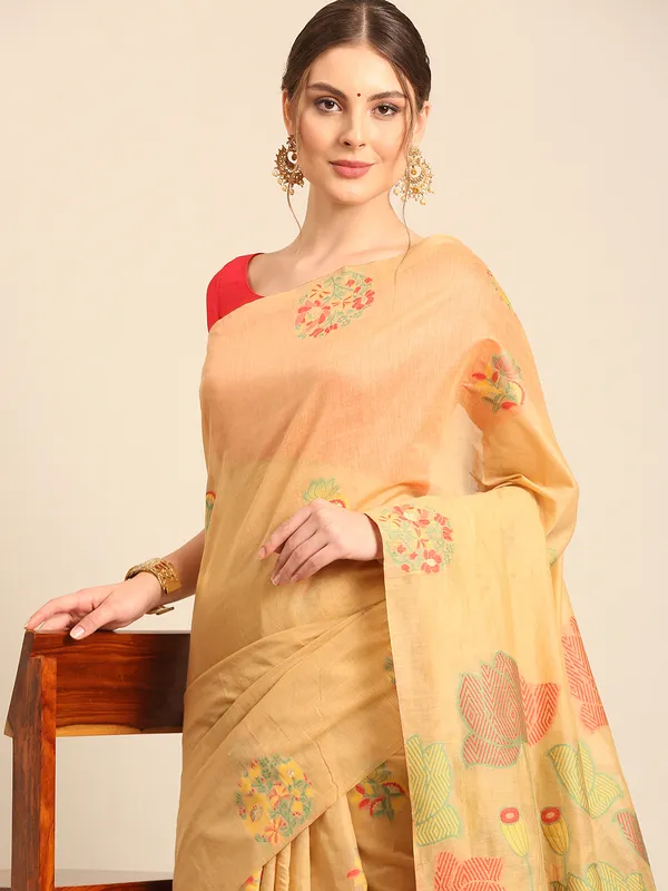 Pure_Muga_Cotton_Saree_|_Elegant_Handloom_Sarees
