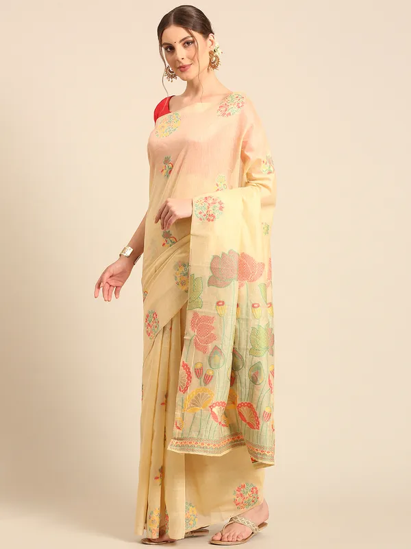 Pure_Muga_Cotton_Saree_|_Elegant_Handloom_Sarees