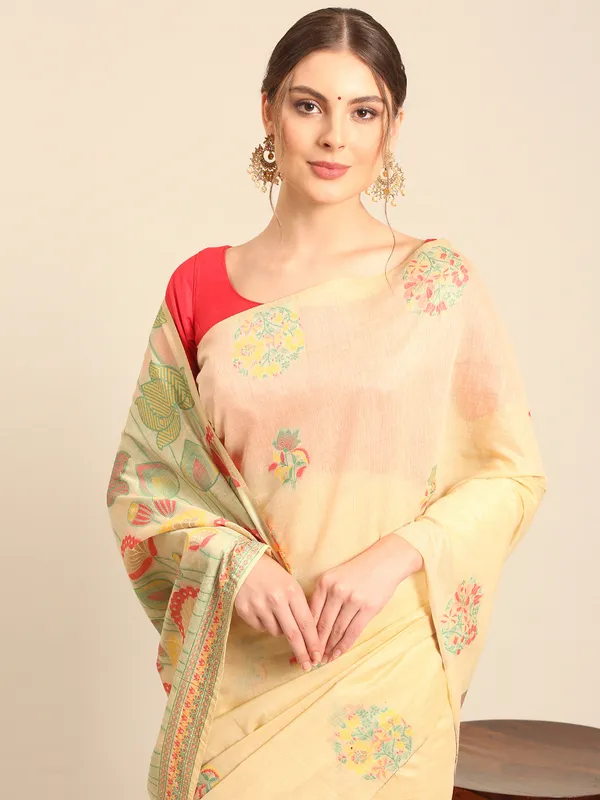 Pure_Muga_Cotton_Saree_|_Elegant_Handloom_Sarees