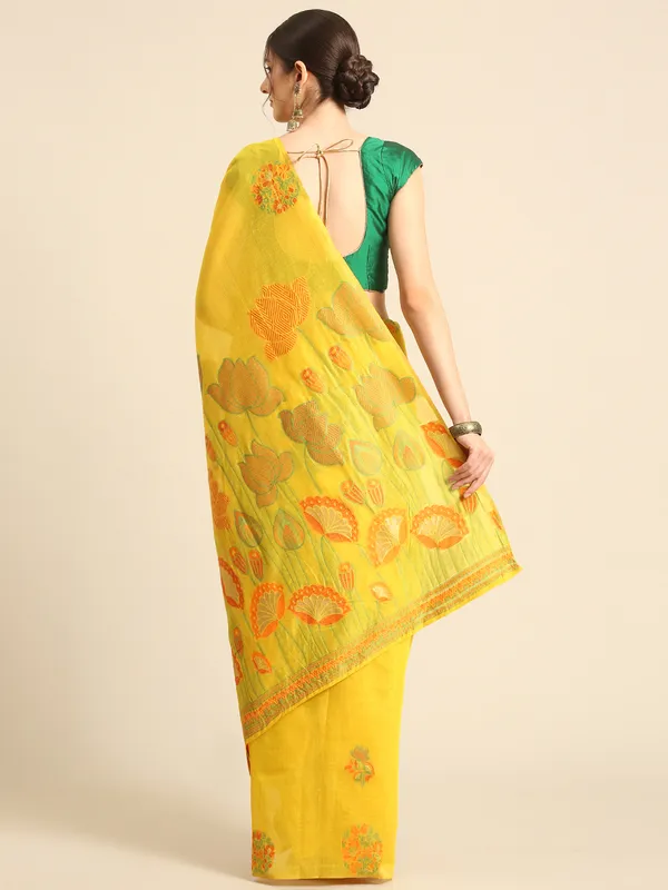 Pure_Muga_Cotton_Saree_|_Elegant_Handloom_Sarees